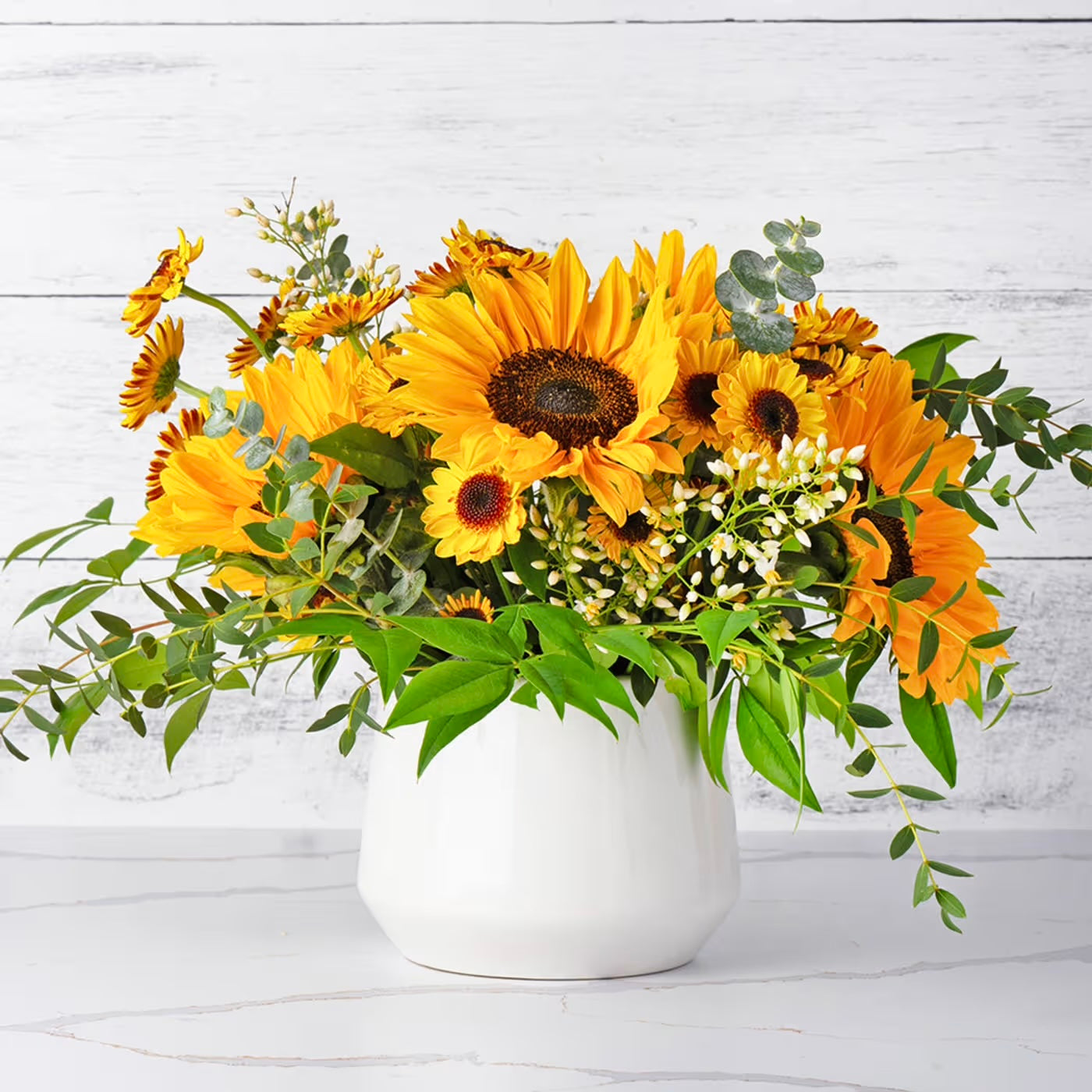 Sunflowers, Sunshine & Wine Gift Set