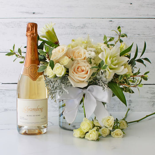 Wedding Wishes & Wine Gift Set