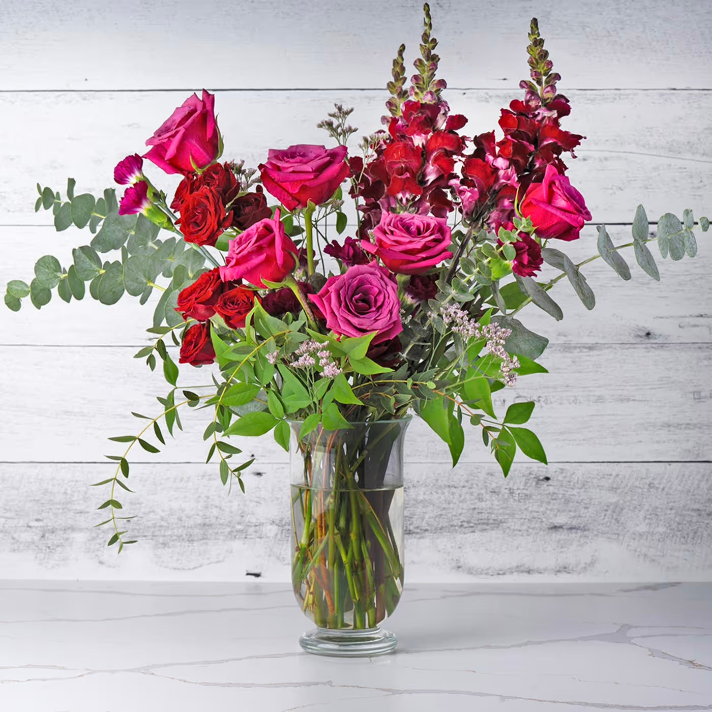 Majestic Rose Arrangement & Cabernet