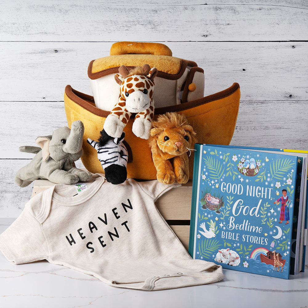 Noah's Ark Newborn Gift Crate