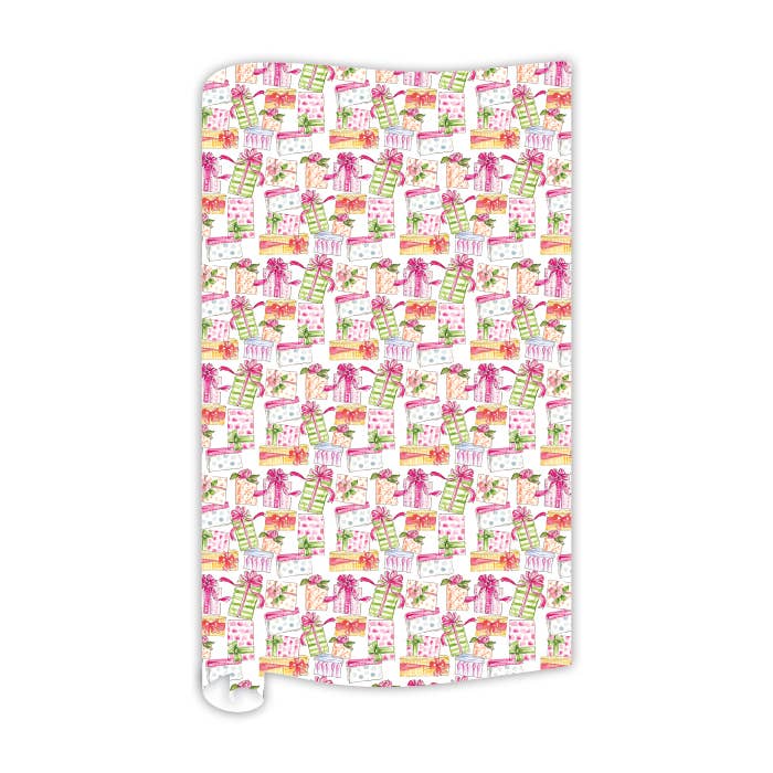Handpainted Pretty Packages Wrapping Paper
