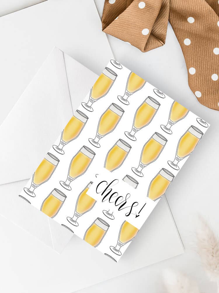 Beer Pint Birthday Cheers | Greeting Card by FioriBelle