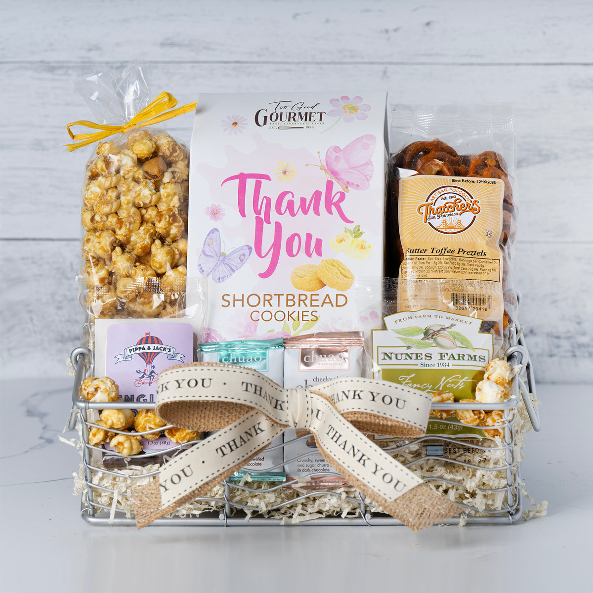 Simple and Sweet Appreciation Thank You Gift Basket