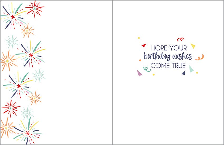 "Happy Cake Day!" Birthday Greeting Card by Gina B Designs
