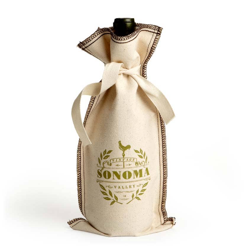 Sonoma County Vintage Wine Gift Bag