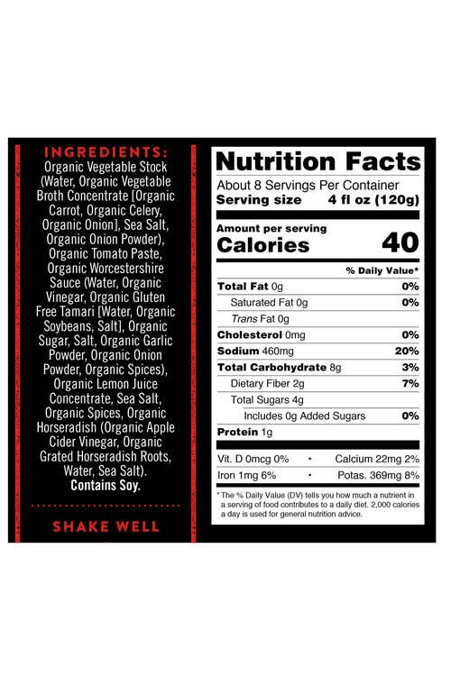 Sonoma Gourmet Organic Bloody Mary Mix