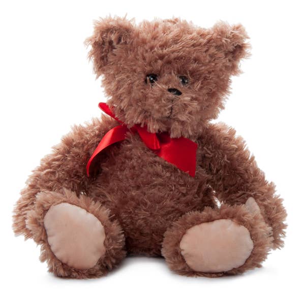 Classic Brown Bear Plush by The Petting Zoo