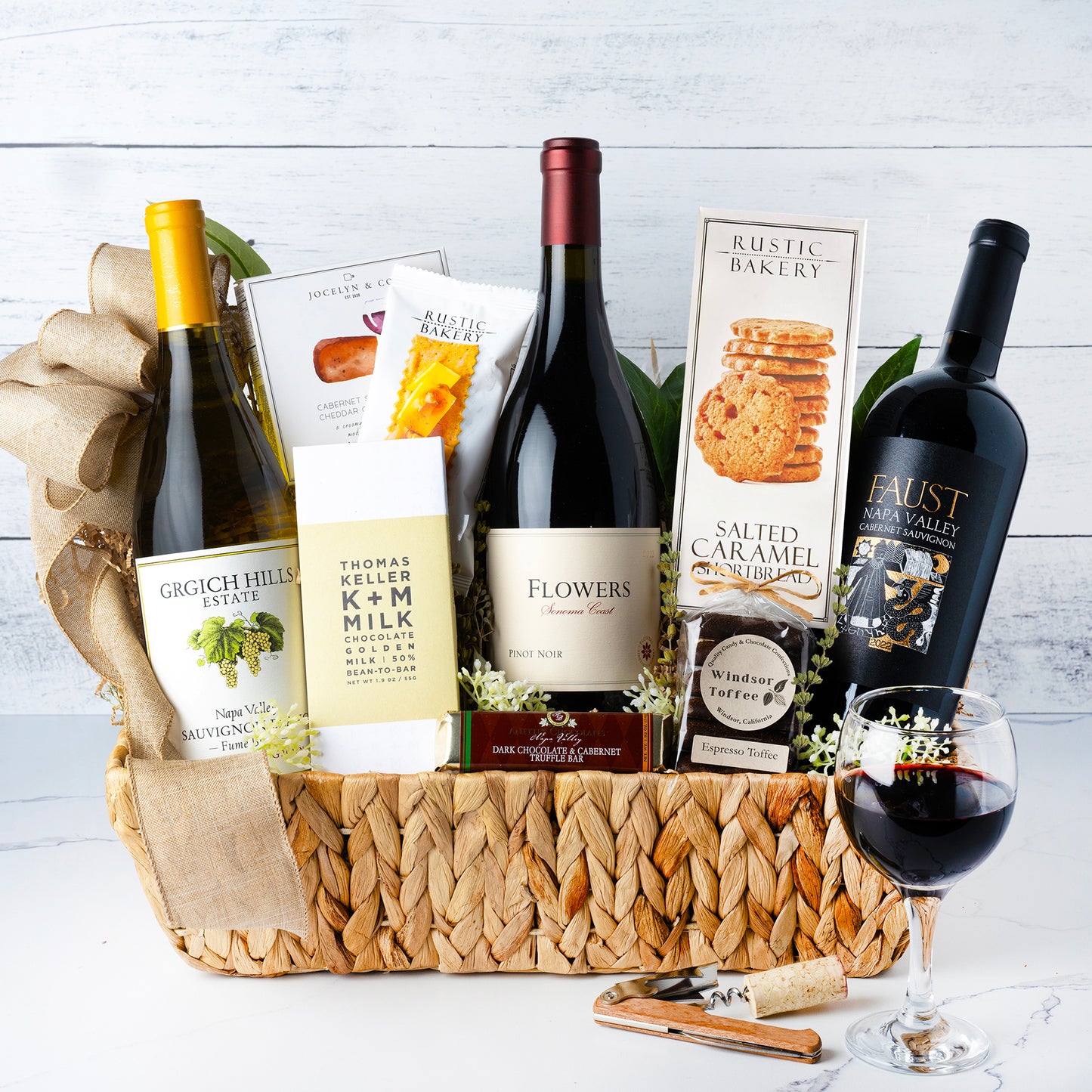 The Cellar Celebration Wine Gift Basket
