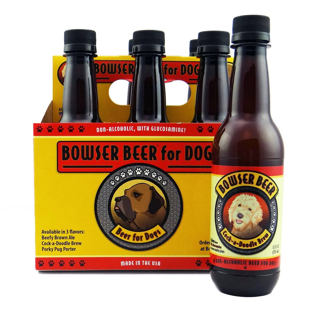 Cock-A-Doodle Brew Case of 24 Bottles with 6-pack carriers