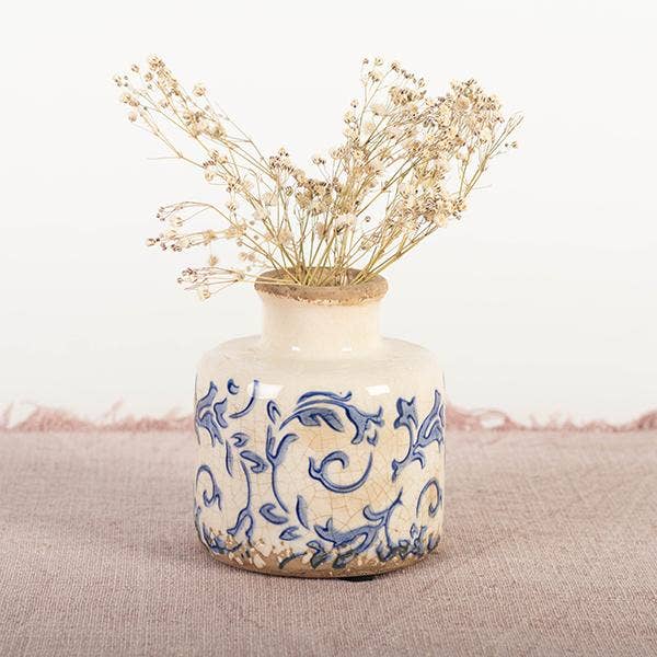 Floral Ceramic Vase by Forpost Trade Inc