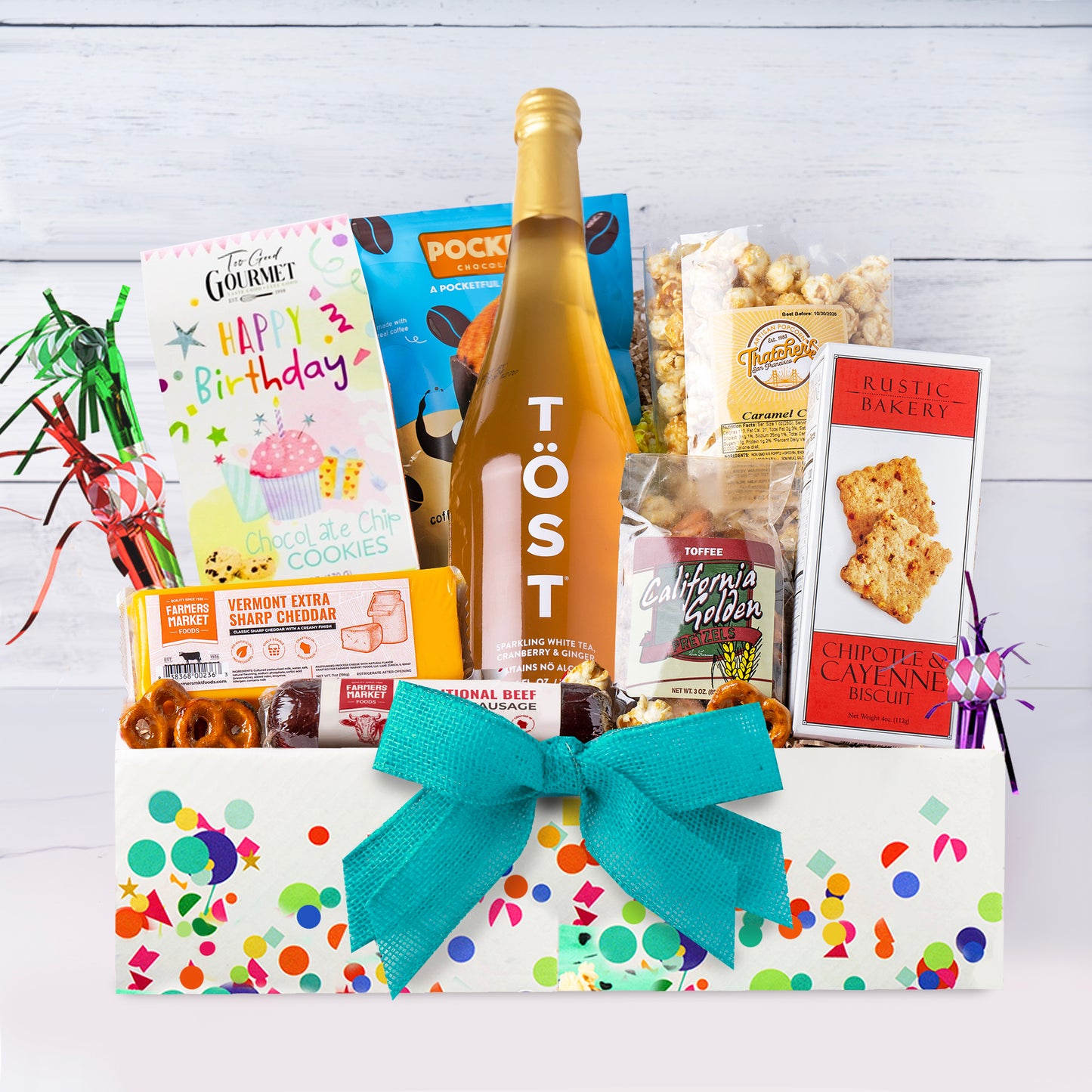Birthday Treats & Sparkles Charcuterie Gift Box