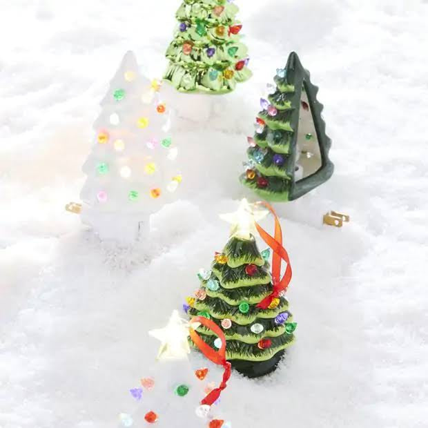 Vintage Christmas Tree Night Light