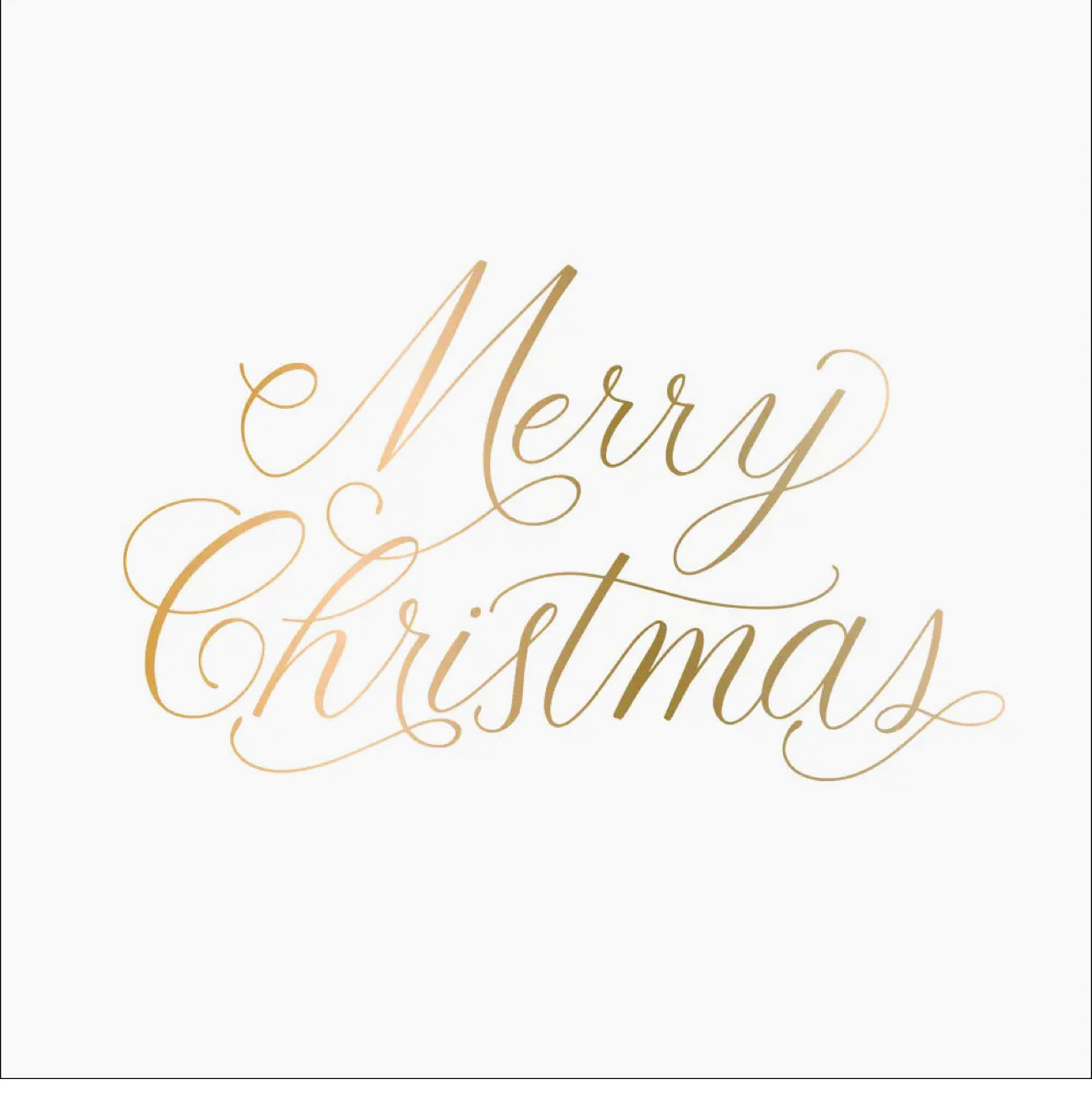 Merry Christmas Cocktail Napkins by Soiree-Sisters