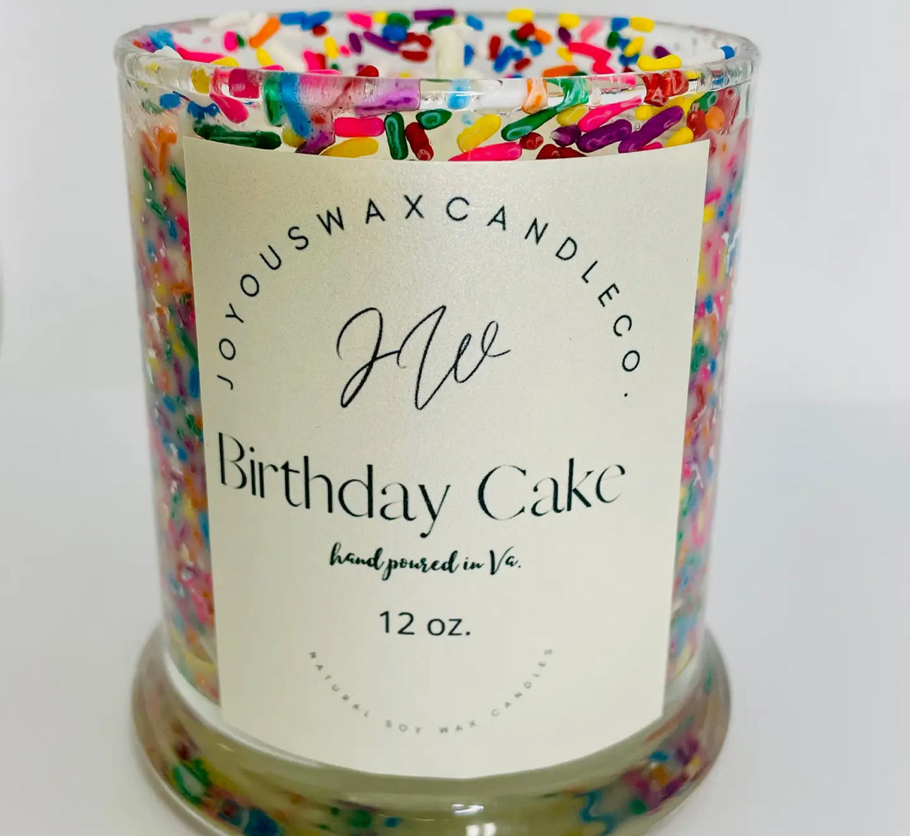 Birthday Cake Candle by Joyous Wax Candle Co