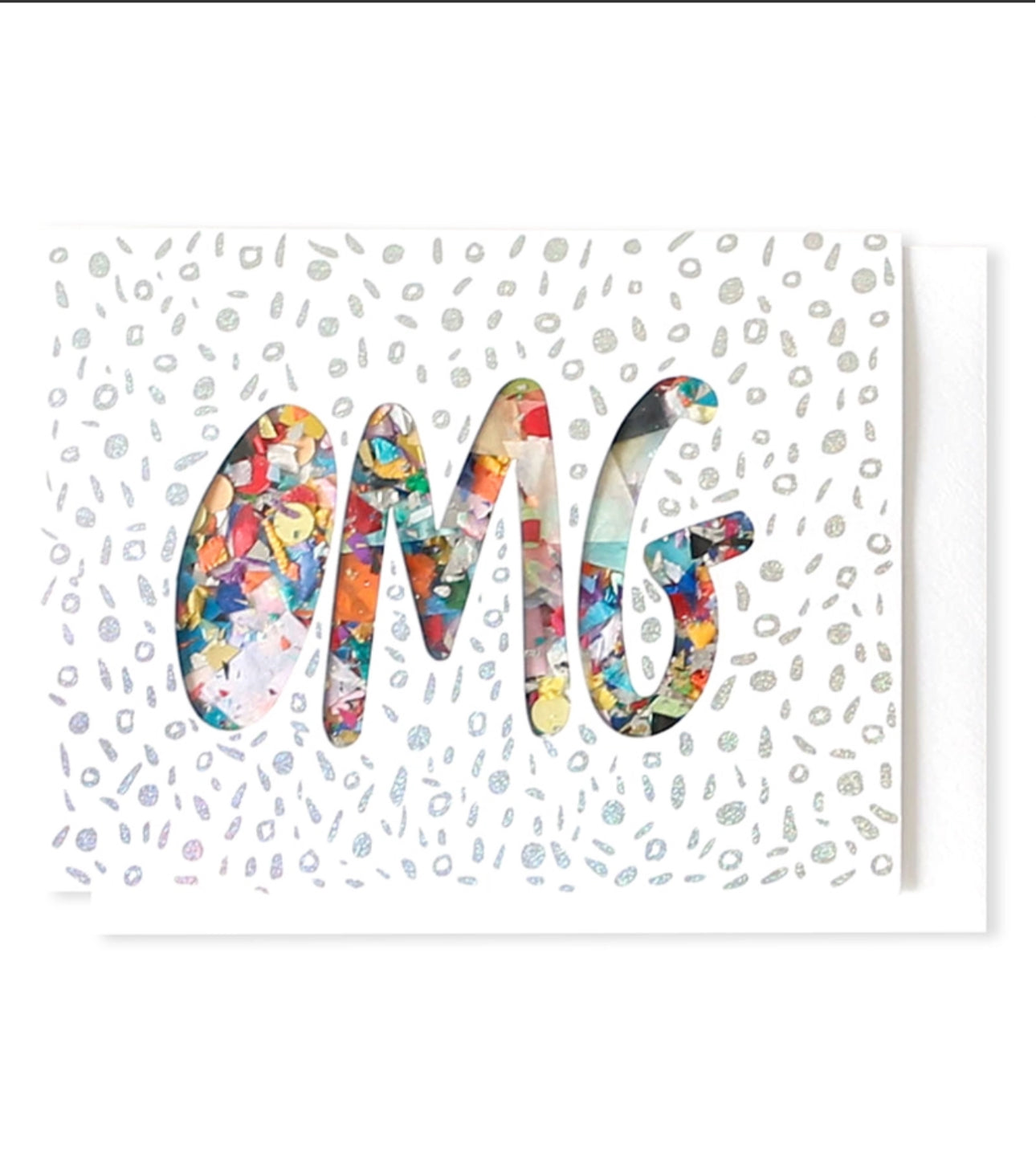 OMG Confetti | Greeting Card by Thimblepress