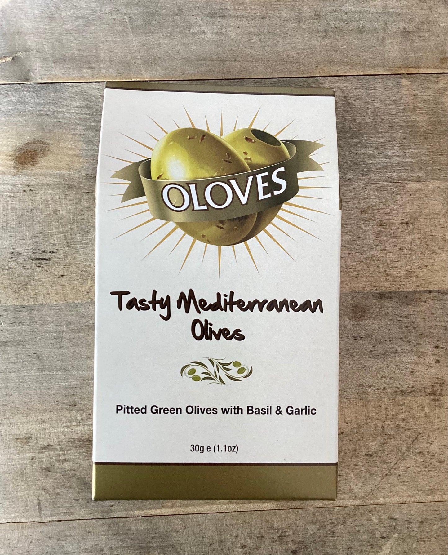 Mediterranean Olives Box 1.1 oz
