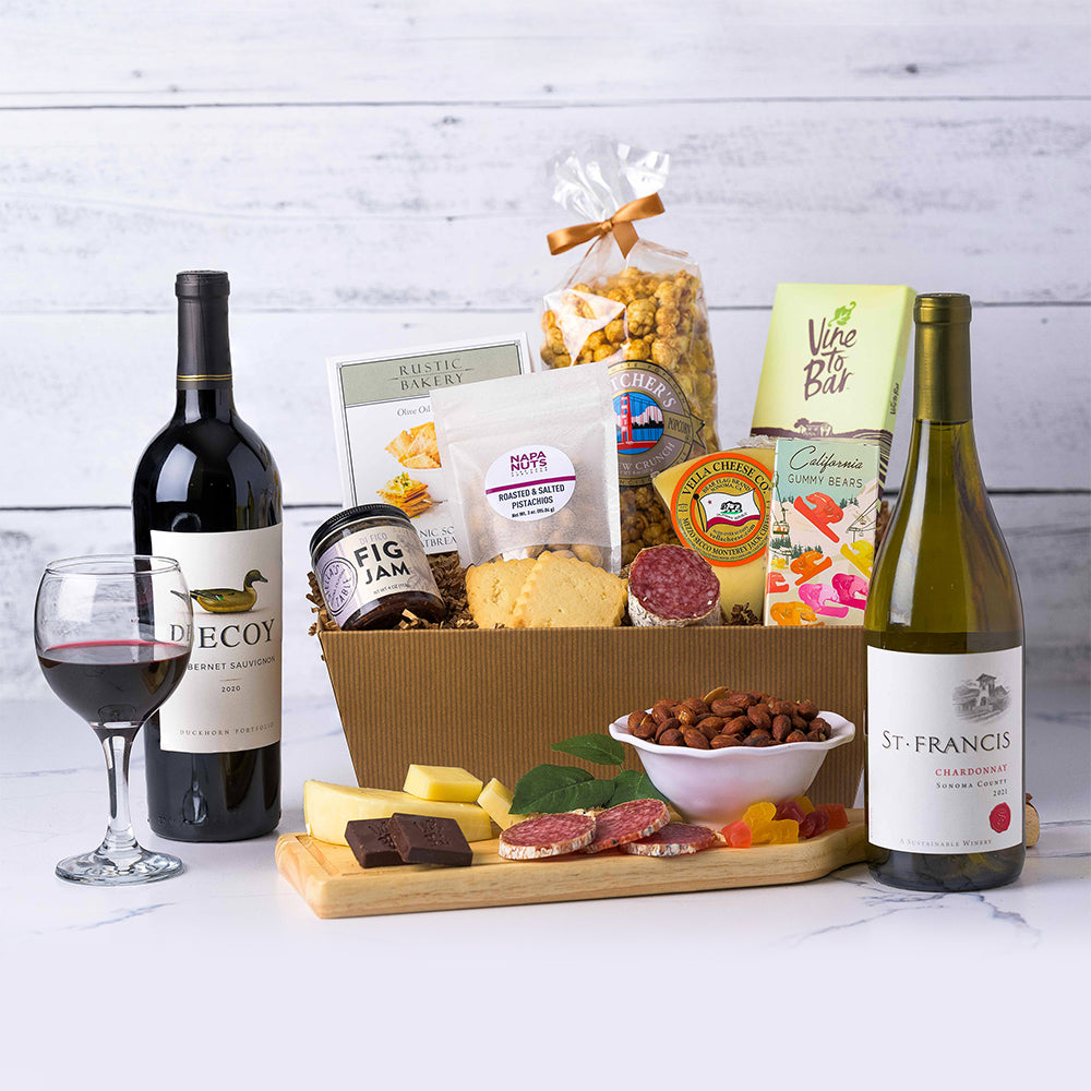 Gourmet Treasures of Napa Sonoma Gift Basket