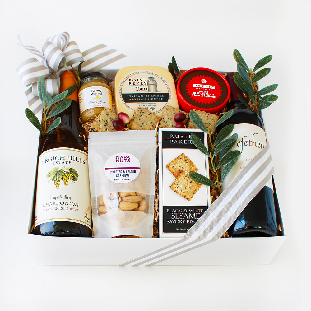 The Best of Napa Wine and Cheese Gift Box – Napa Sonoma Supply