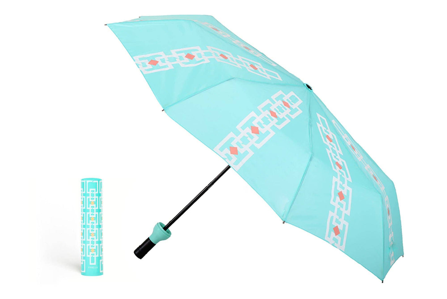 Vintage Turquoise Bottle Umbrella by Vinrella