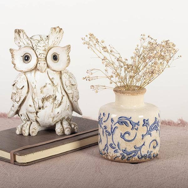 Floral Ceramic Vase by Forpost Trade Inc
