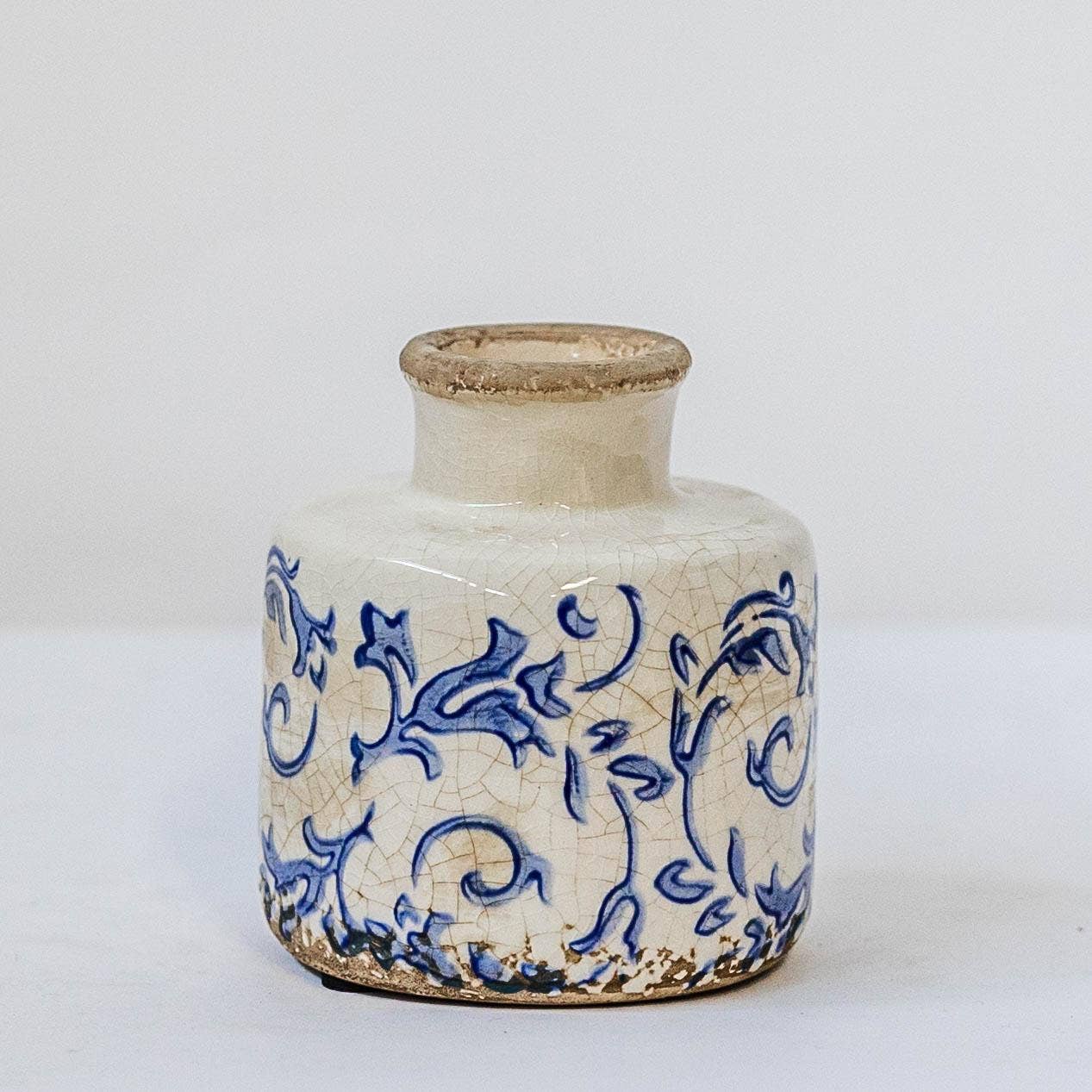 Floral Ceramic Vase by Forpost Trade Inc