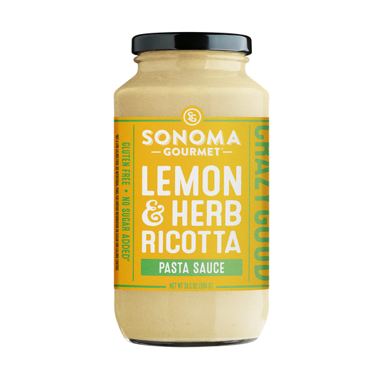 Sonoma Gourmet Lemon Herb Ricotta Pasta Sauce