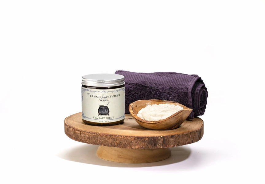 Lavender Sea Salt Scrub by Soap Cauldron
