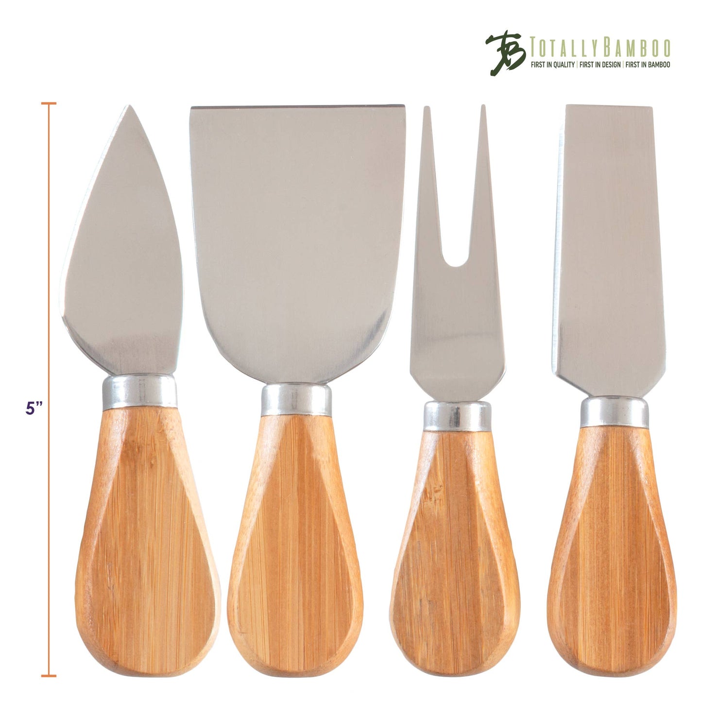 Cheese Knives Tool Set by Totally Bamboo