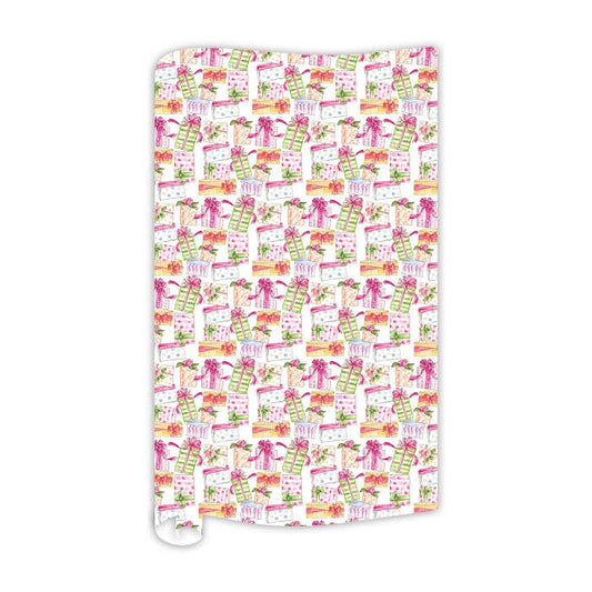 Handpainted Pretty Packages Wrapping Paper