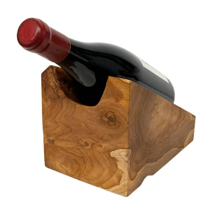 Teakwood Wine Bottle Holder