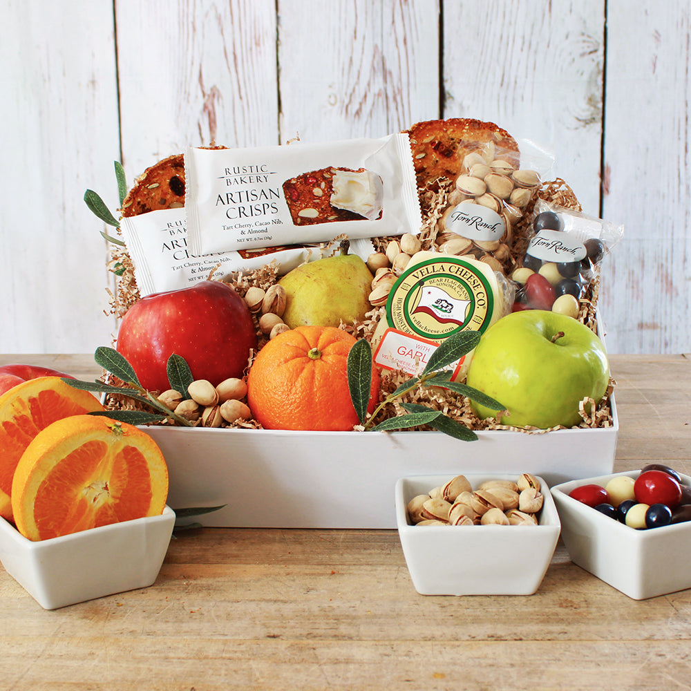 Peace and Comfort Fruit and Cheese Gift Box