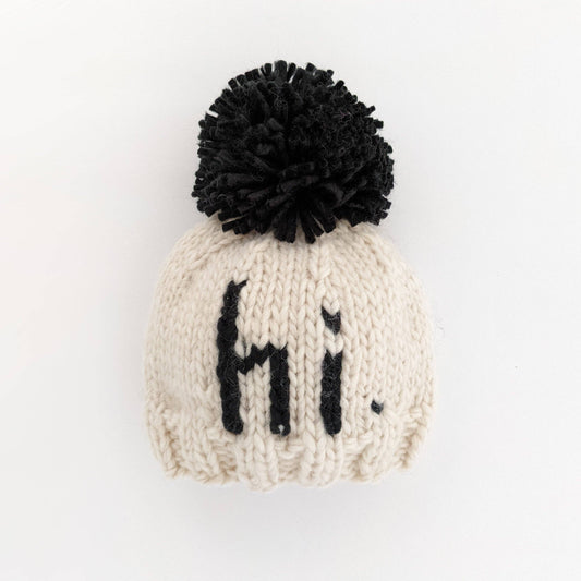 Hi Beanie Hat for Baby & Kids (Black)