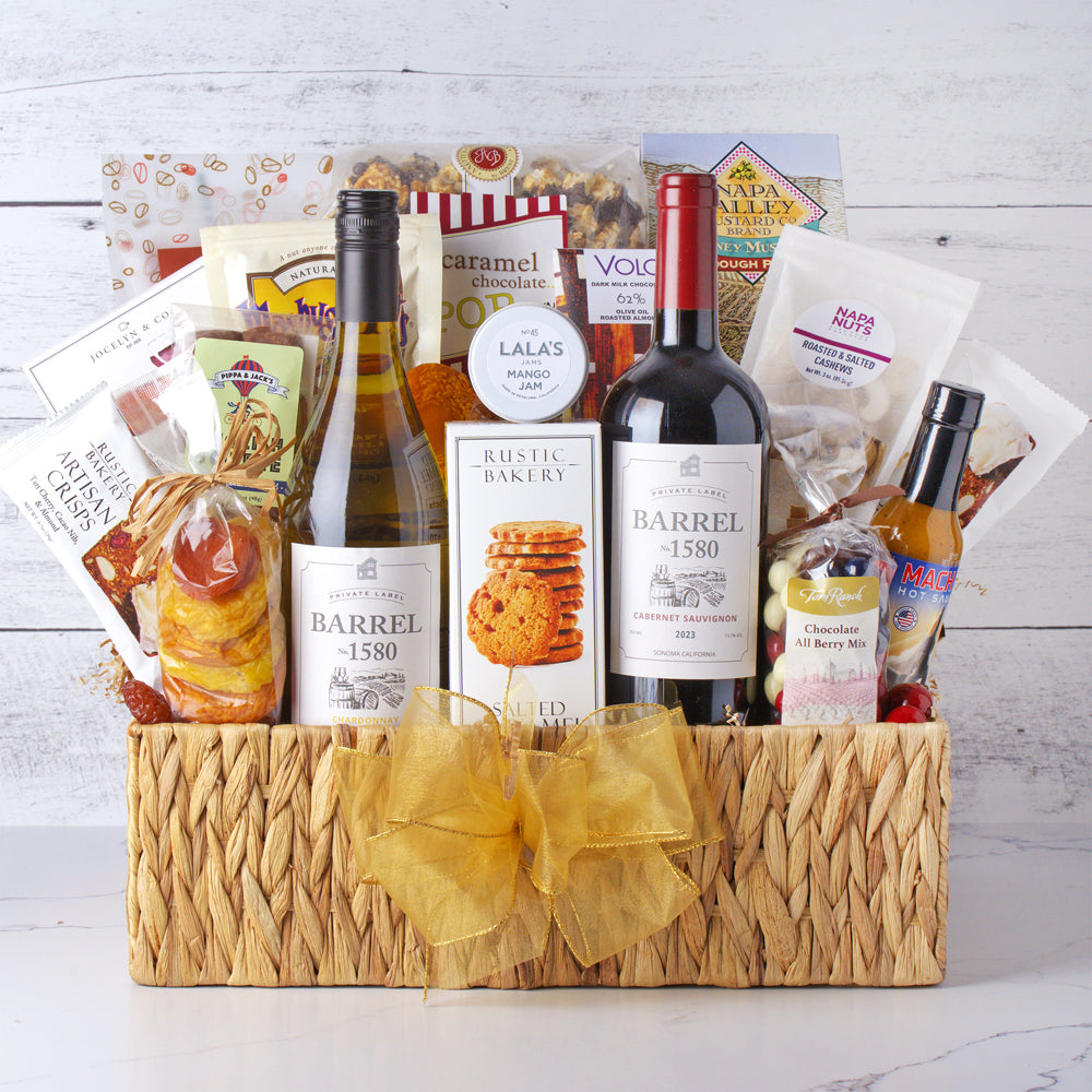 Ultimate Wine & Gourmet Feast Gift Basket