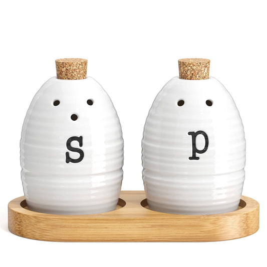 Salt & Pepper Shakers, White