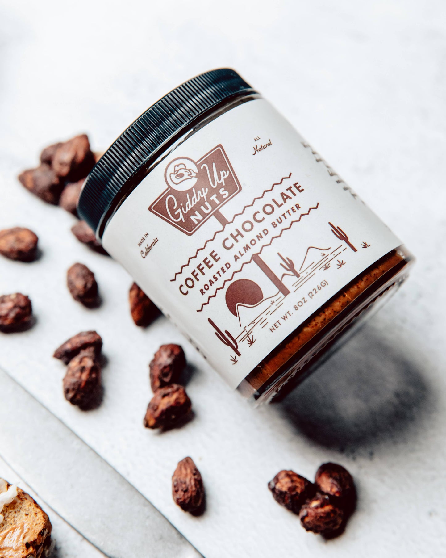 Coffee Chocolate Almond Butter by Giddy Up Nuts