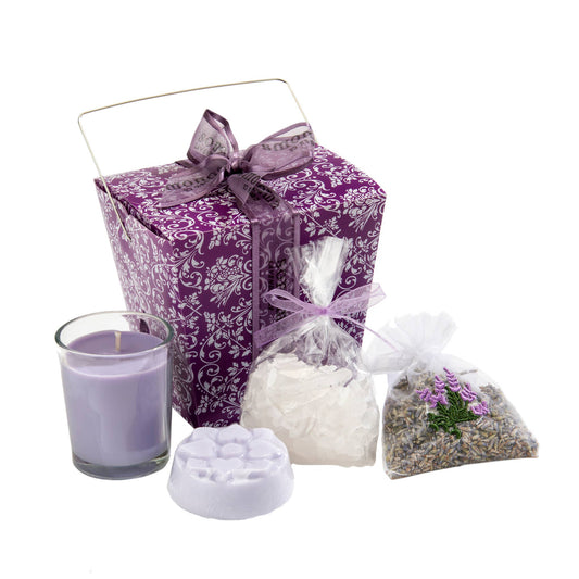 Lavender Take-Out Box Spa Gift