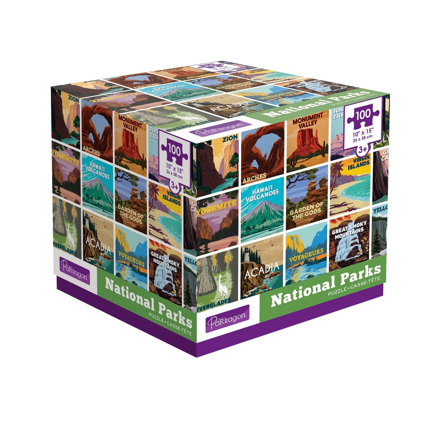 National Parks 100 Piece Puzzle by Cottage Door Press