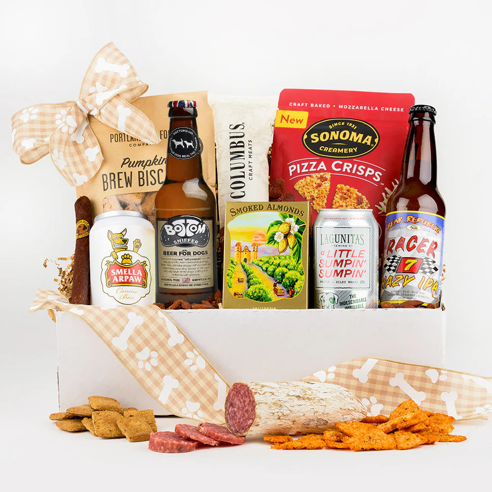 Paws and Pints Beer Lover's Buddies by Lucca Gift Box for Dogs and their Owners