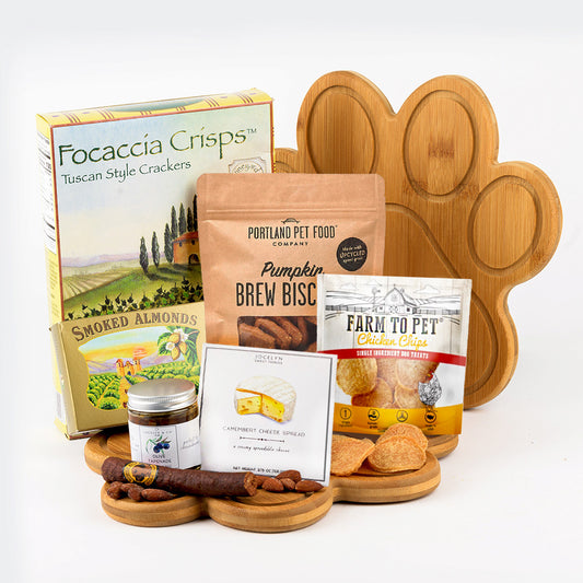 Pawsitively Gourmet Picnic Adventure Buddies Gift Box for Dog Owners