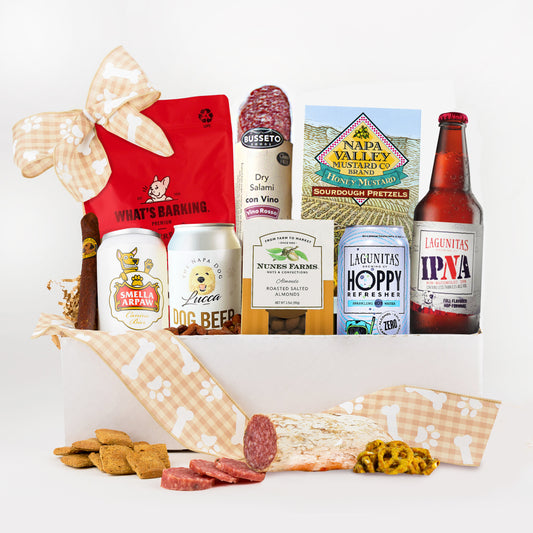 Paws and Pints Alcohol Free Beer Lover's Buddies Gift Box for Dog Owners