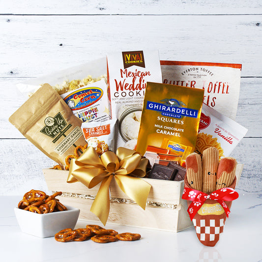 Furry Friends and Family Fun Gift Basket