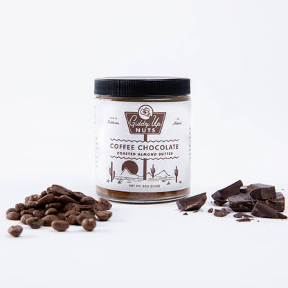 Coffee Chocolate Almond Butter by Giddy Up Nuts