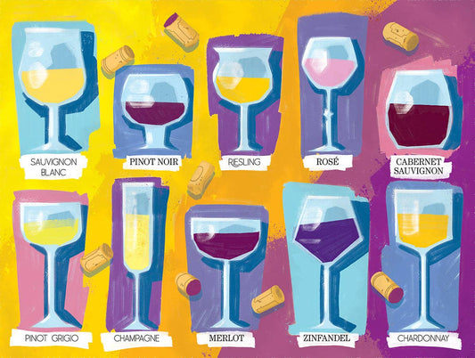 Wine Lovers 500 Piece Puzzle by Cottage Door Press