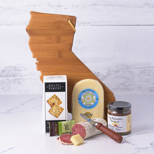 California Cutting Board and Charcuterie Gift Basket