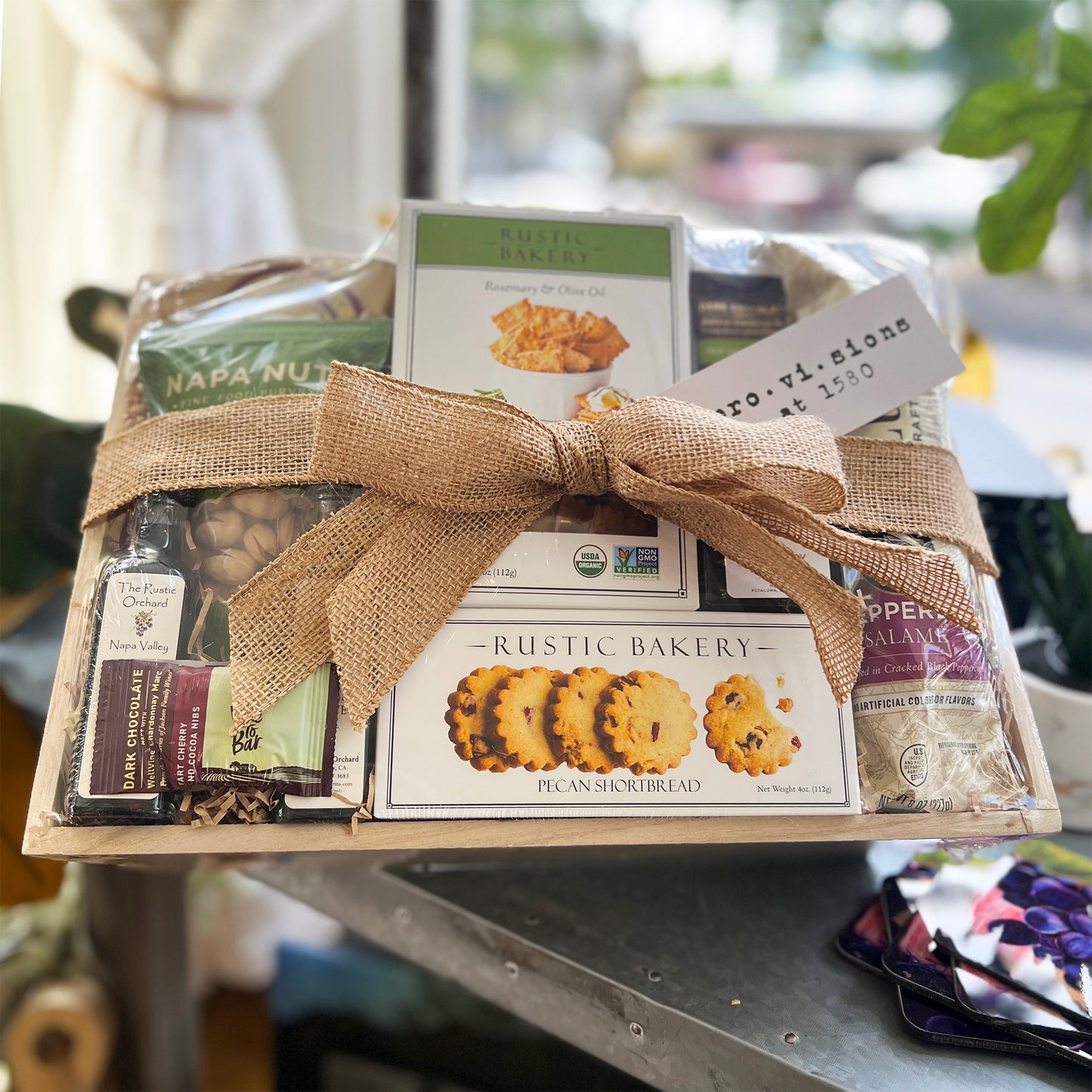 Sonoma Artisan Meat & Cheese Selection Gift Crate