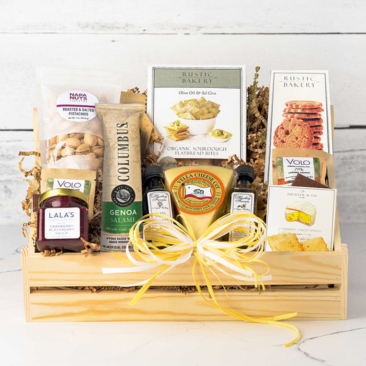 Sonoma Artisan Meat & Cheese Selection Gift Crate