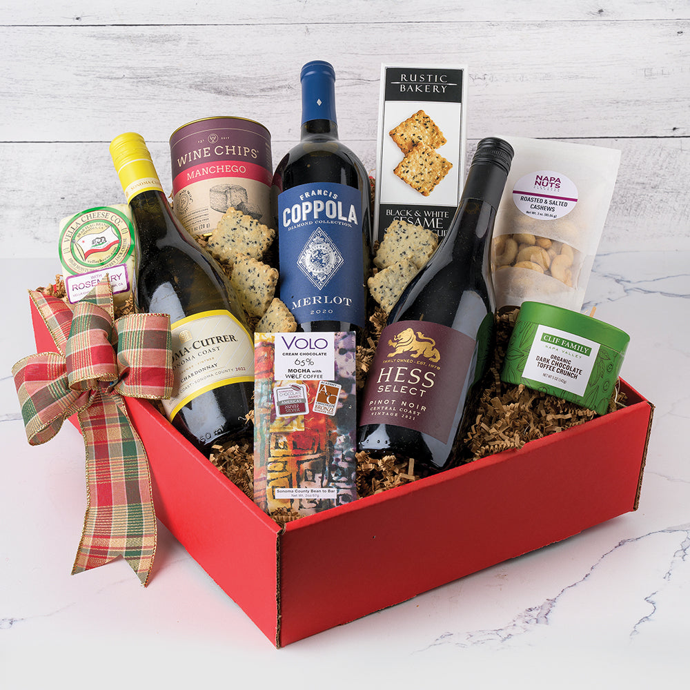 Wine Trio Extravaganza Gift Box