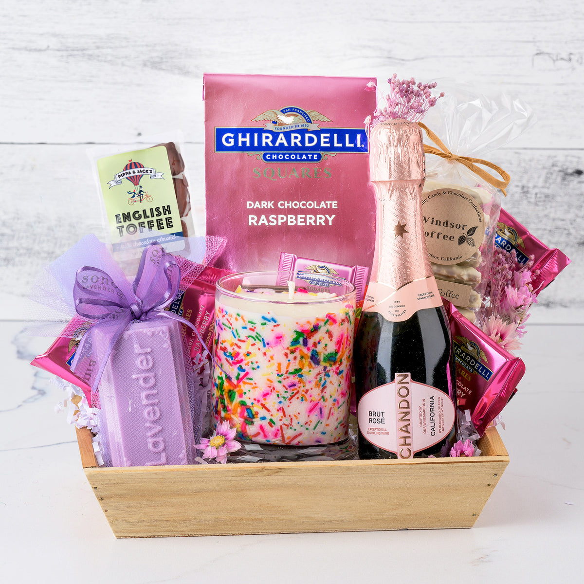 Mini Champagne Birthday Jubilation Gift Crate
