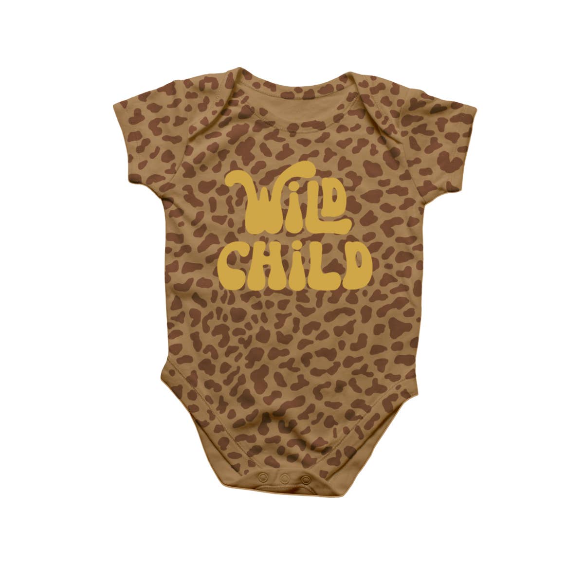 Wild Child Leopard Print - Baby Onesie