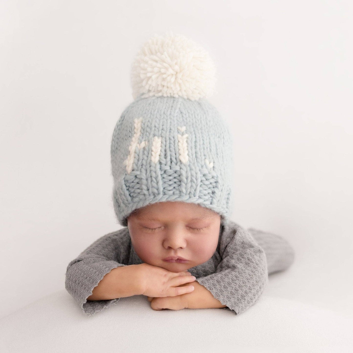 Hi Beanie Hat for Baby & Kids (Blue)